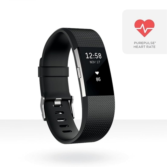 fitbit Other - Fitbit Charge 2 Heartrate + Fitness Wristband, Black New In Unsealed Package